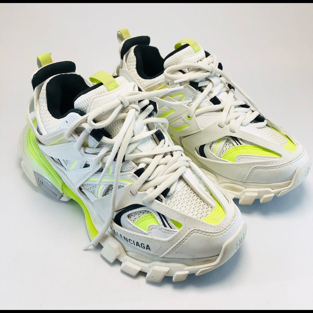BALENCIAGA 
Track faded sneakers